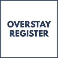 Overstay process registration