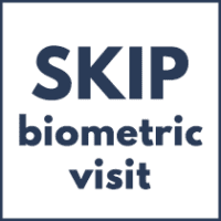 Skip biometrics visit VOA