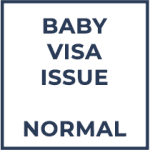 baby bali visa issue normal