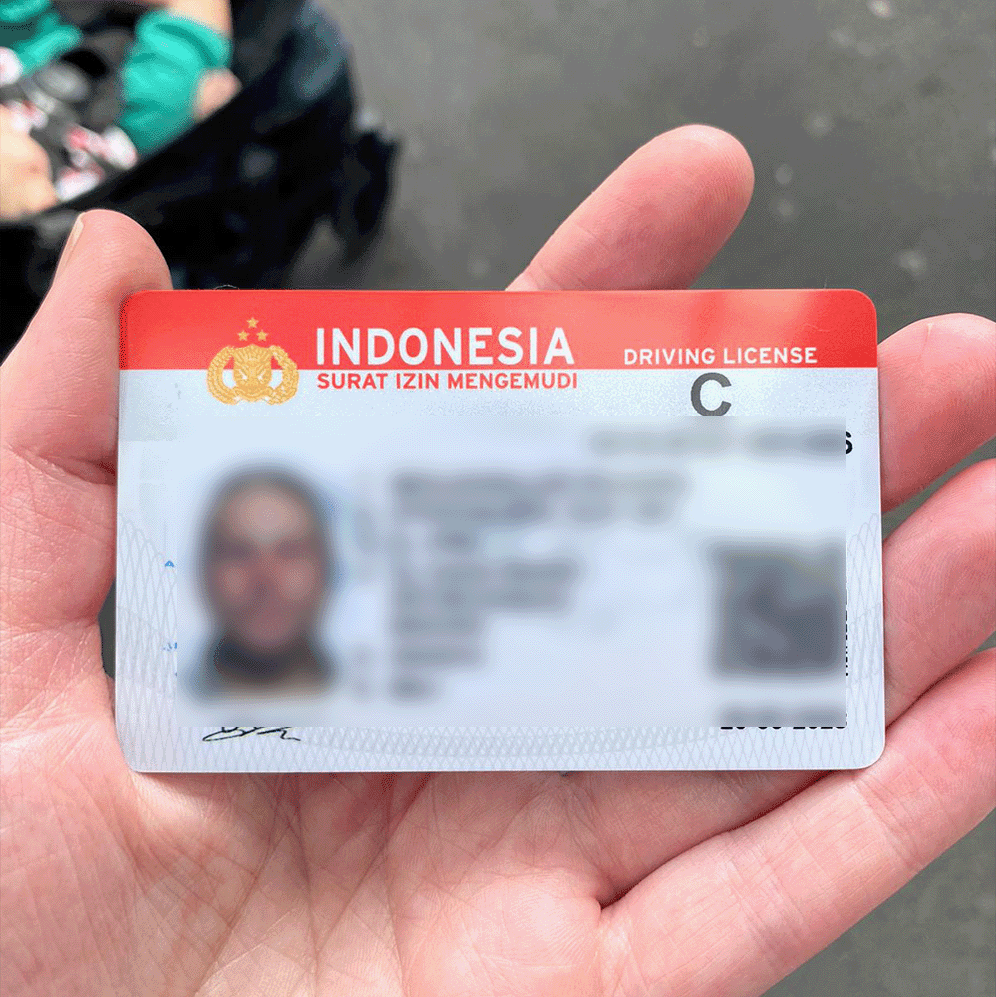 SIM driving license bali 5