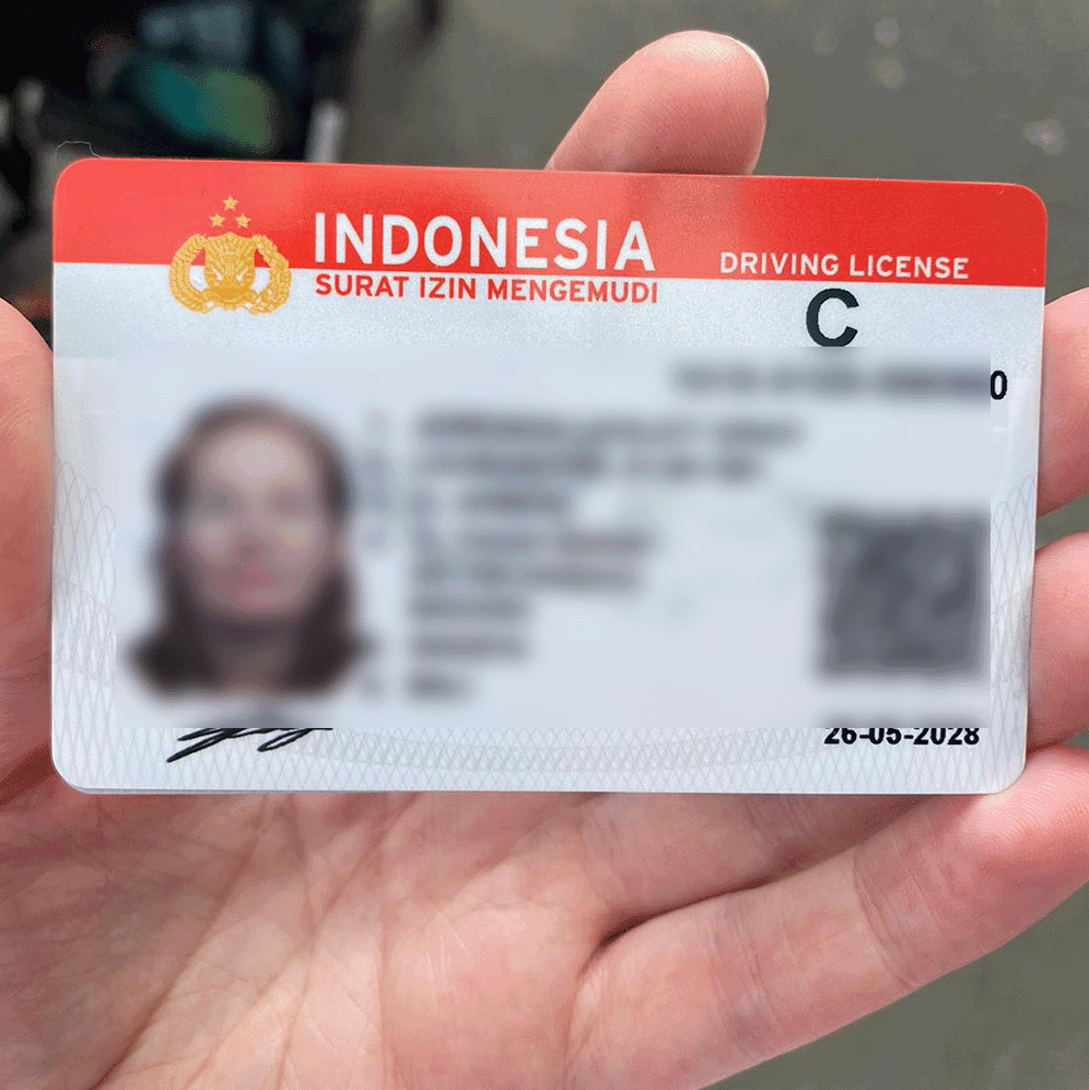 SIM driving license bali 6