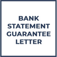 bank statement guarantee letter